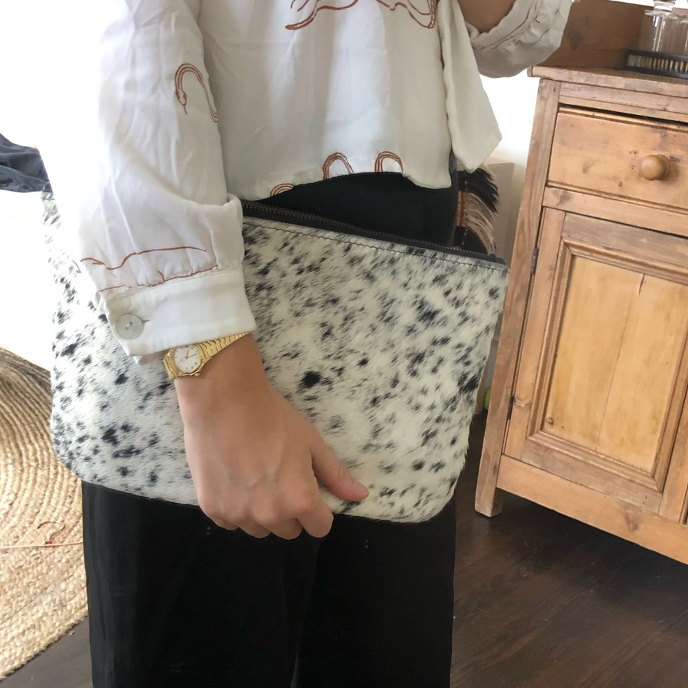 Primecut hide clutch